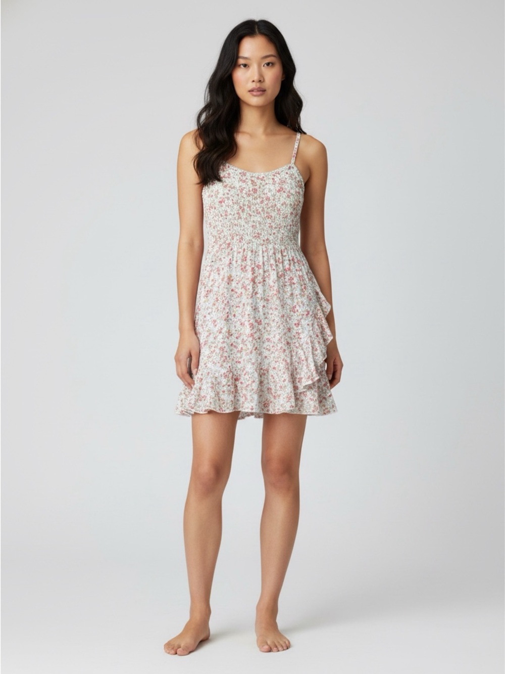 Women’s Floral Mini Summer Dress (S)